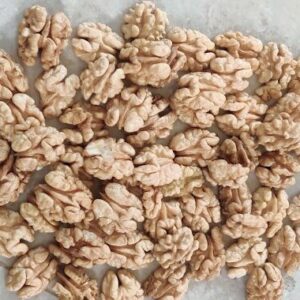 Organic walnut kernels rich in omega-3 and antioxidants